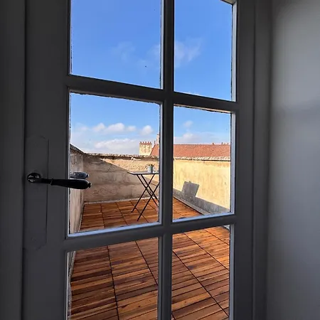 La Terrasse Bourguignonne - Vieux 公寓 *